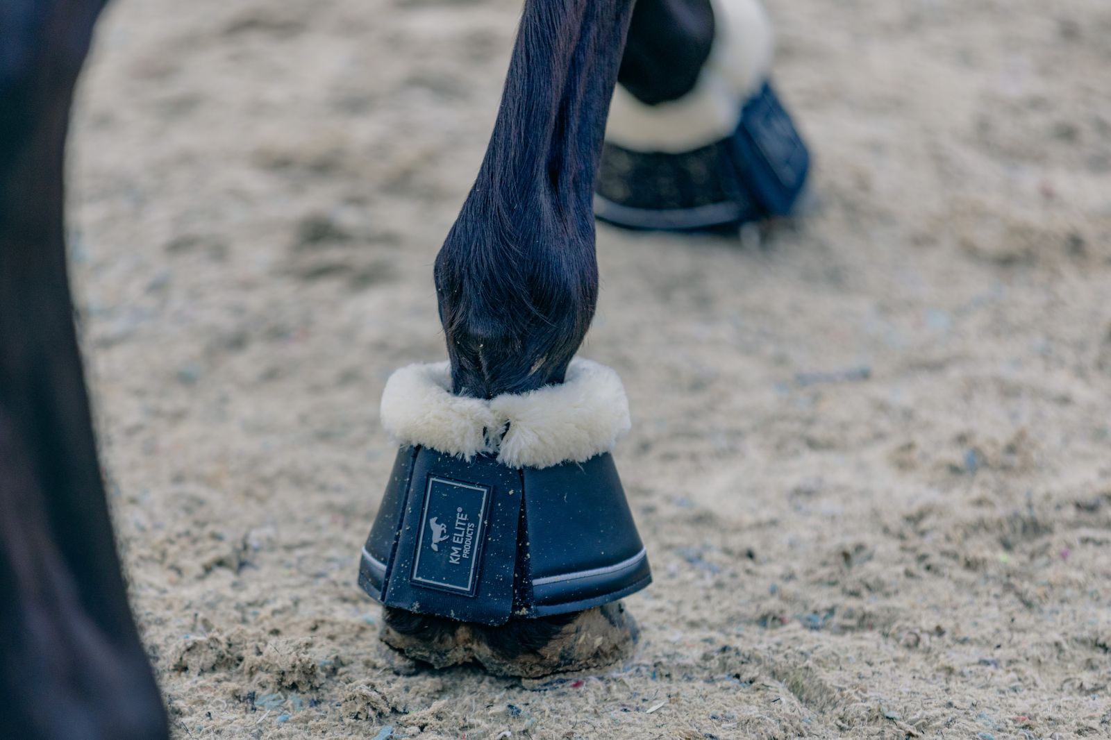 km elite teddy soft over reach boots - equestrian equipment