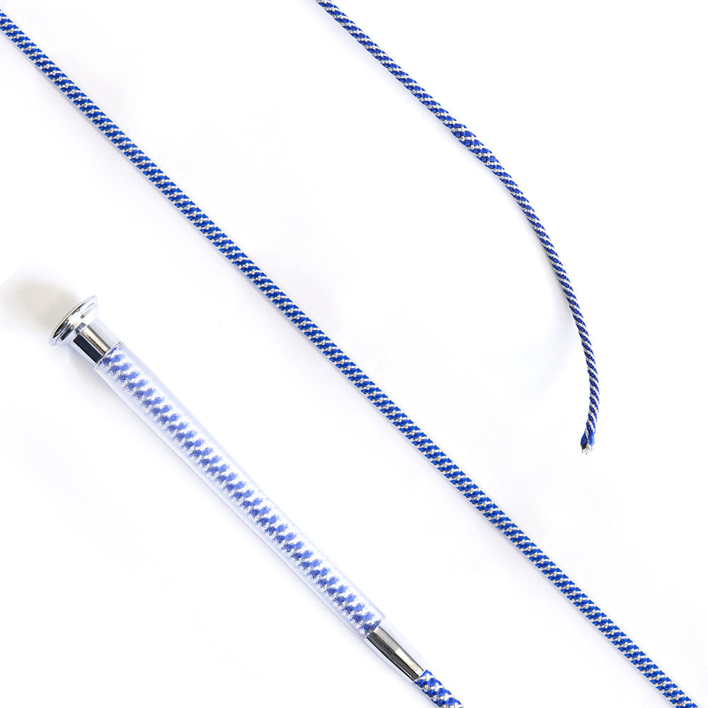 cush grip schooling whip 110cm - royal blue - equestrian equipment