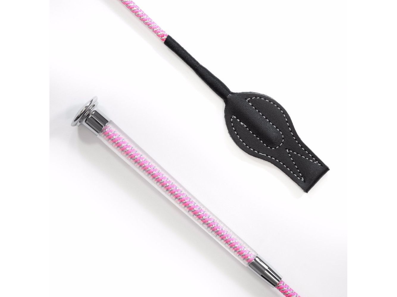 junior cush grip whip hot pink - equestrian equipment