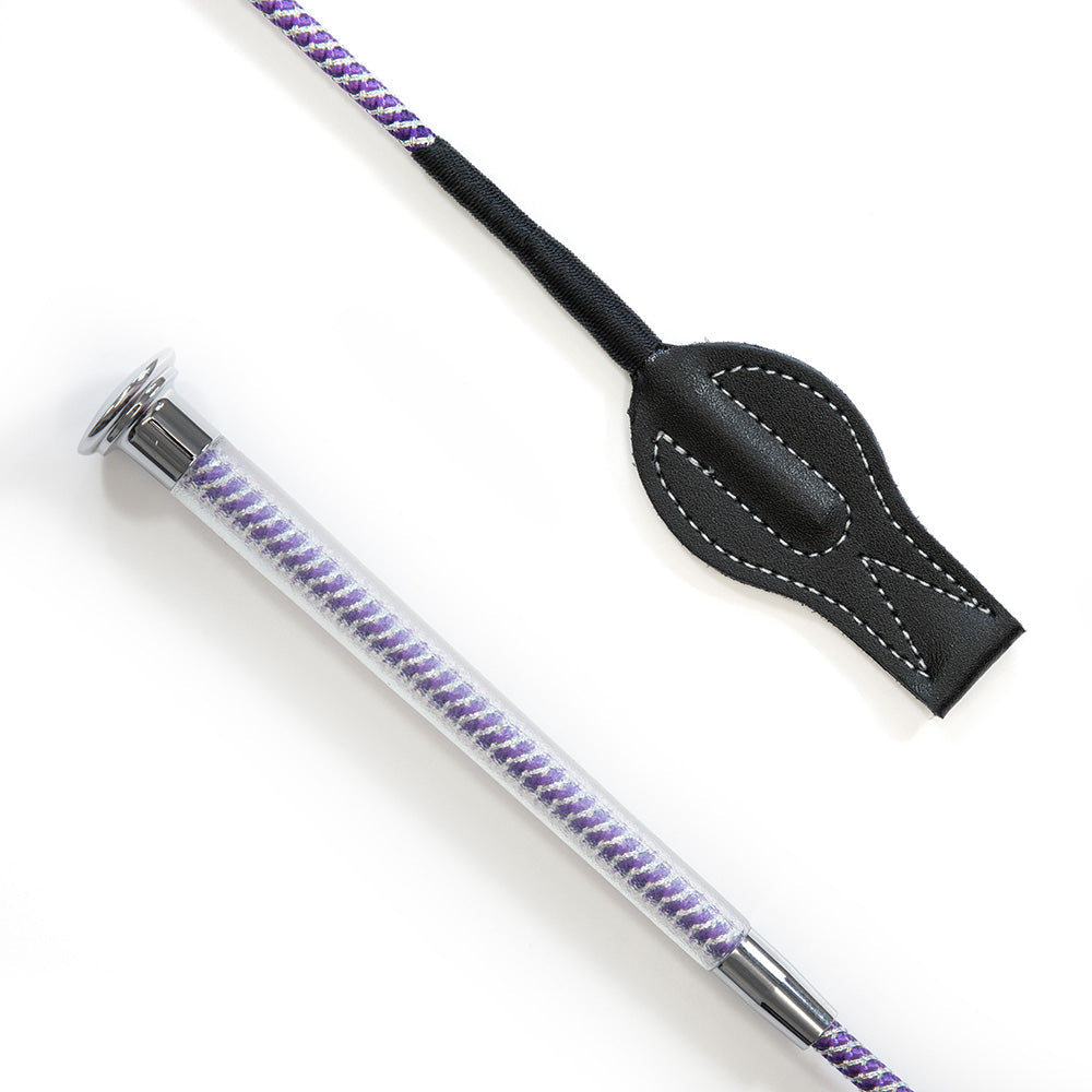 junior cush grip whip purple - equestrian equipment