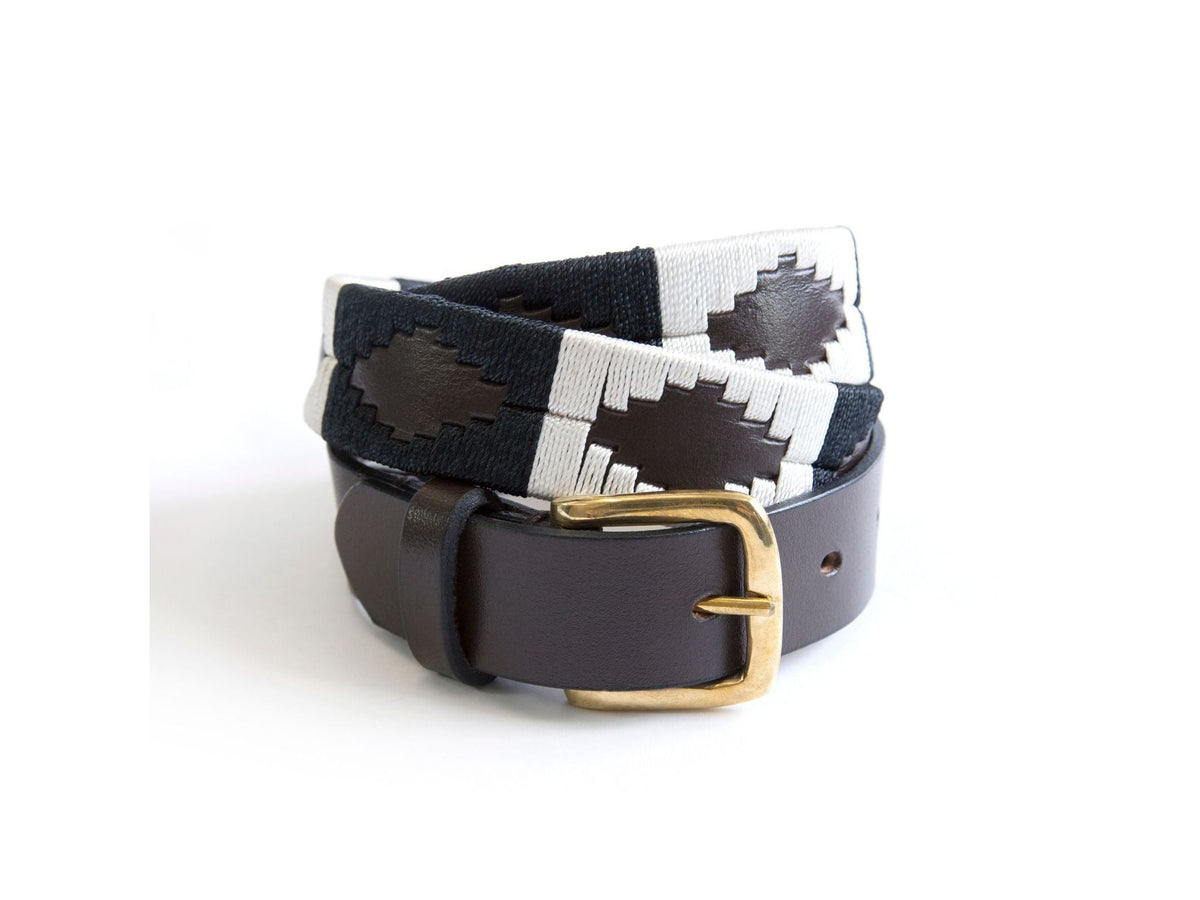 km polo belt - ebony - equestrian equipment