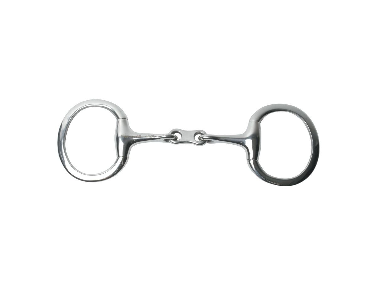 Korsteel Stainless Steel French Link Eggbutt Snaffle Bit