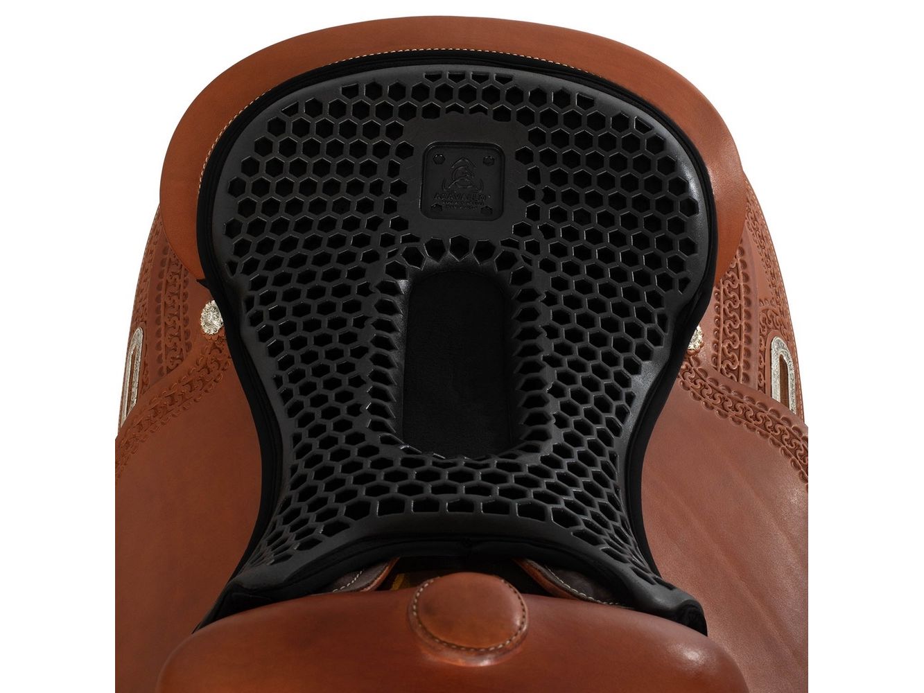 Acavallo Ortho Pubis Western Gel Seat Saver With Dri-Lex