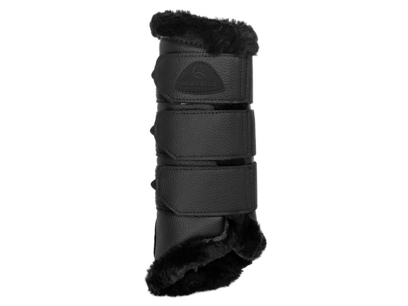 Acavallo Hind Brushing Boots With Eco Leather & Faux Sheepskin