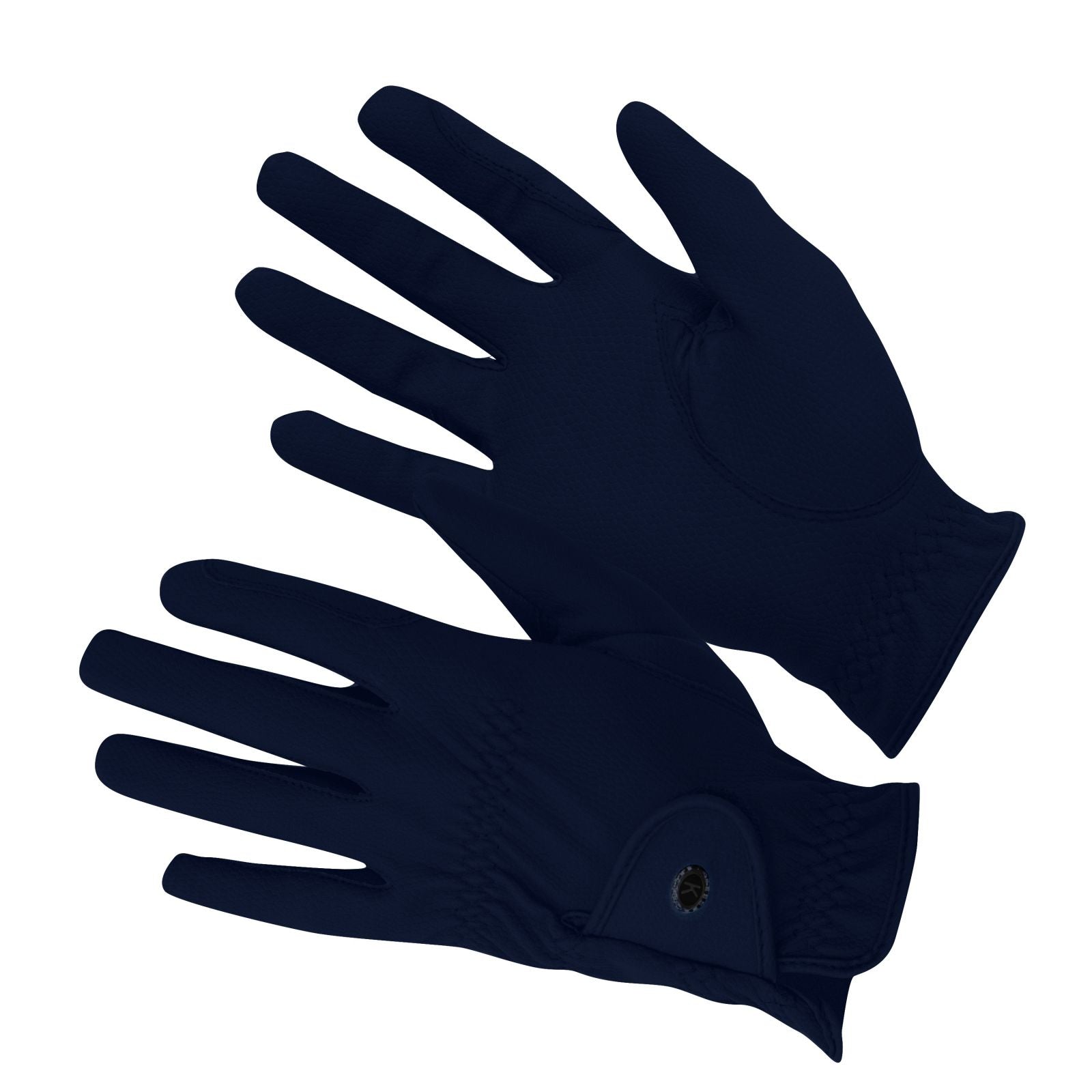 km elite progrip gloves navy blue - equestrian equipment