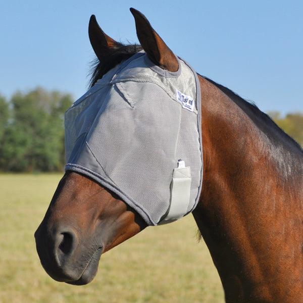 cashel crusader fly mask standard - equestrian equipment