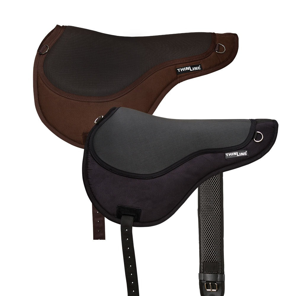 thinline comfort bareback saddle pad with girth - equestrian equipment