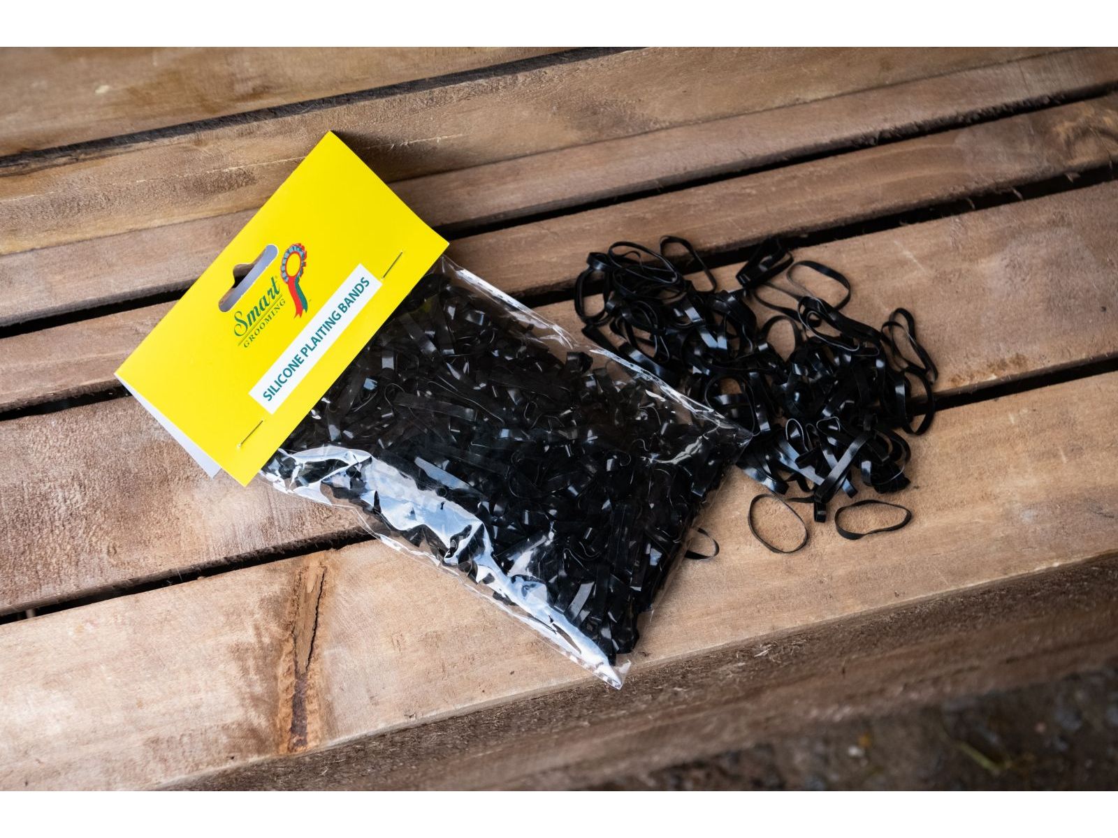 silicone plaiting bands pack of 500 - equestrian equipment