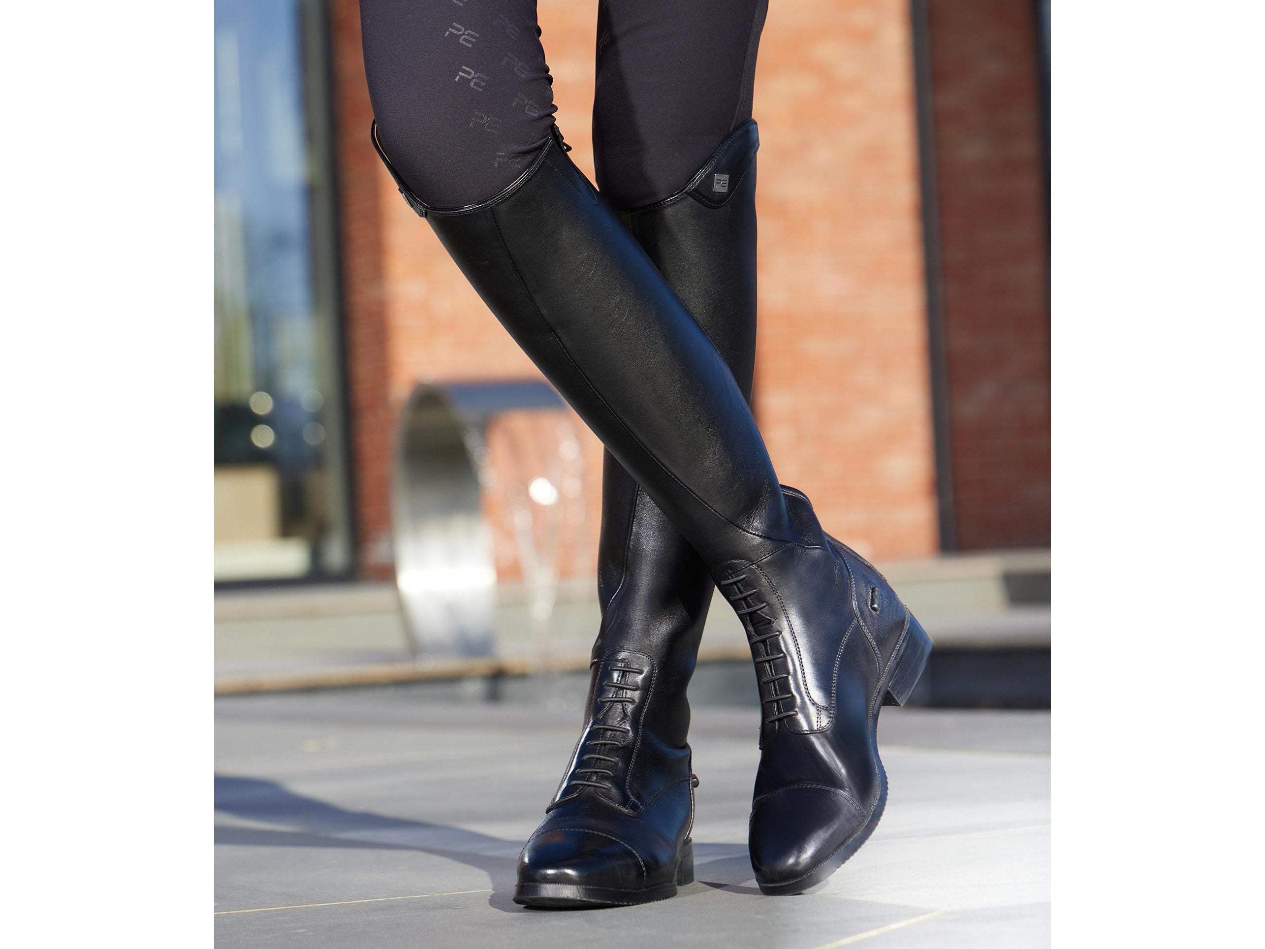 Ballotade Leather Field Tall Riding Boots