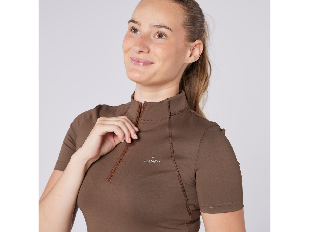 Short Sleeved Base Layer - Mocha