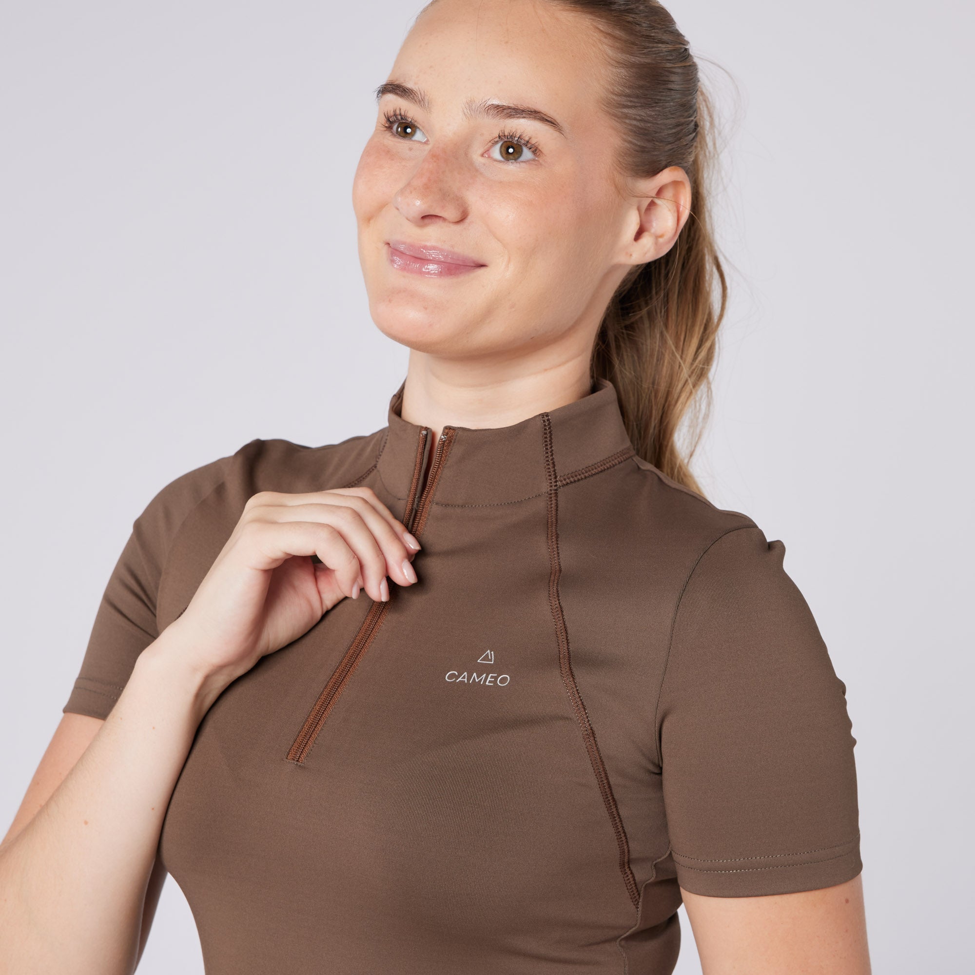 Short Sleeved Base Layer Mocha