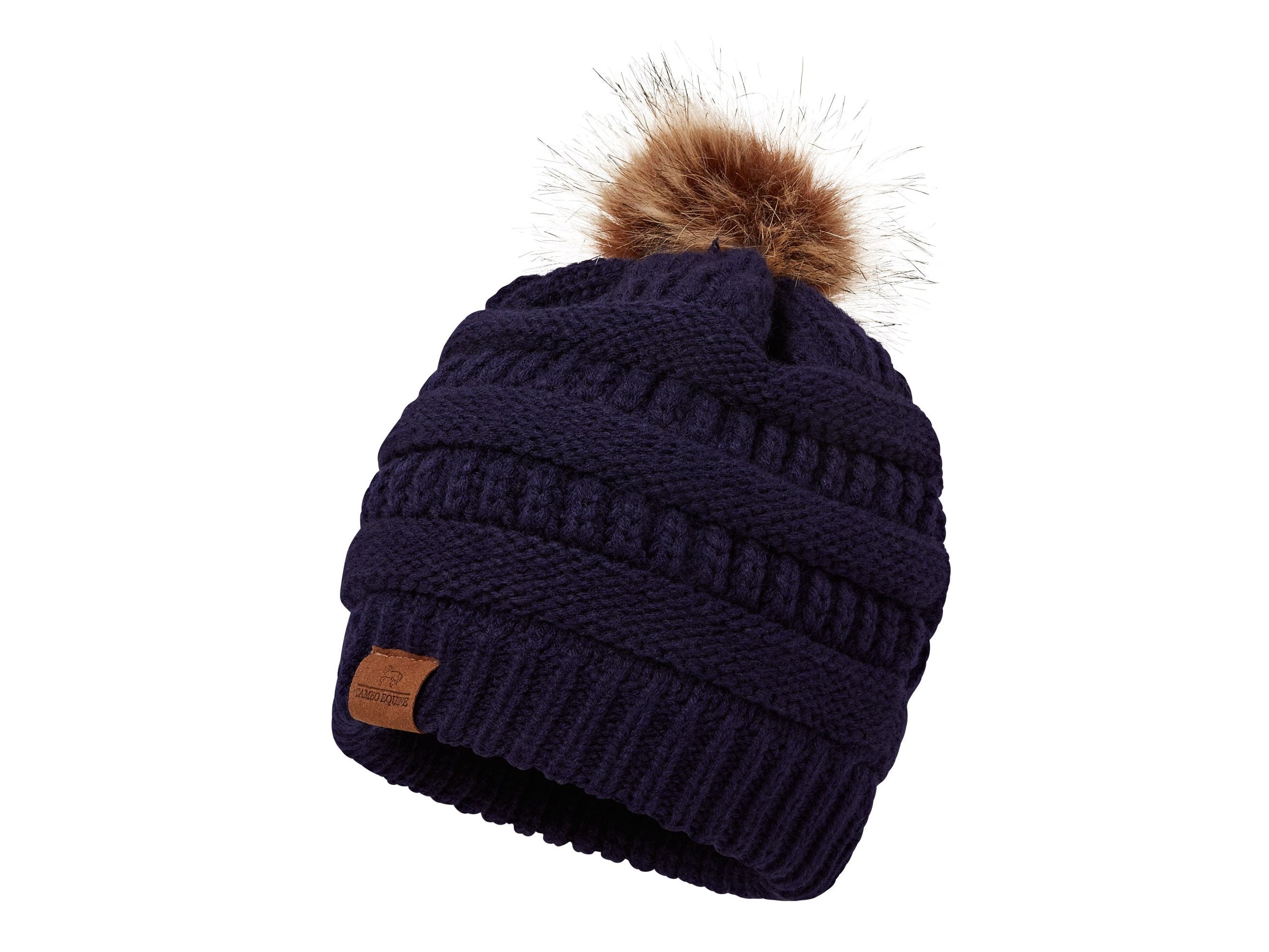Winter Bobble Hat close-up