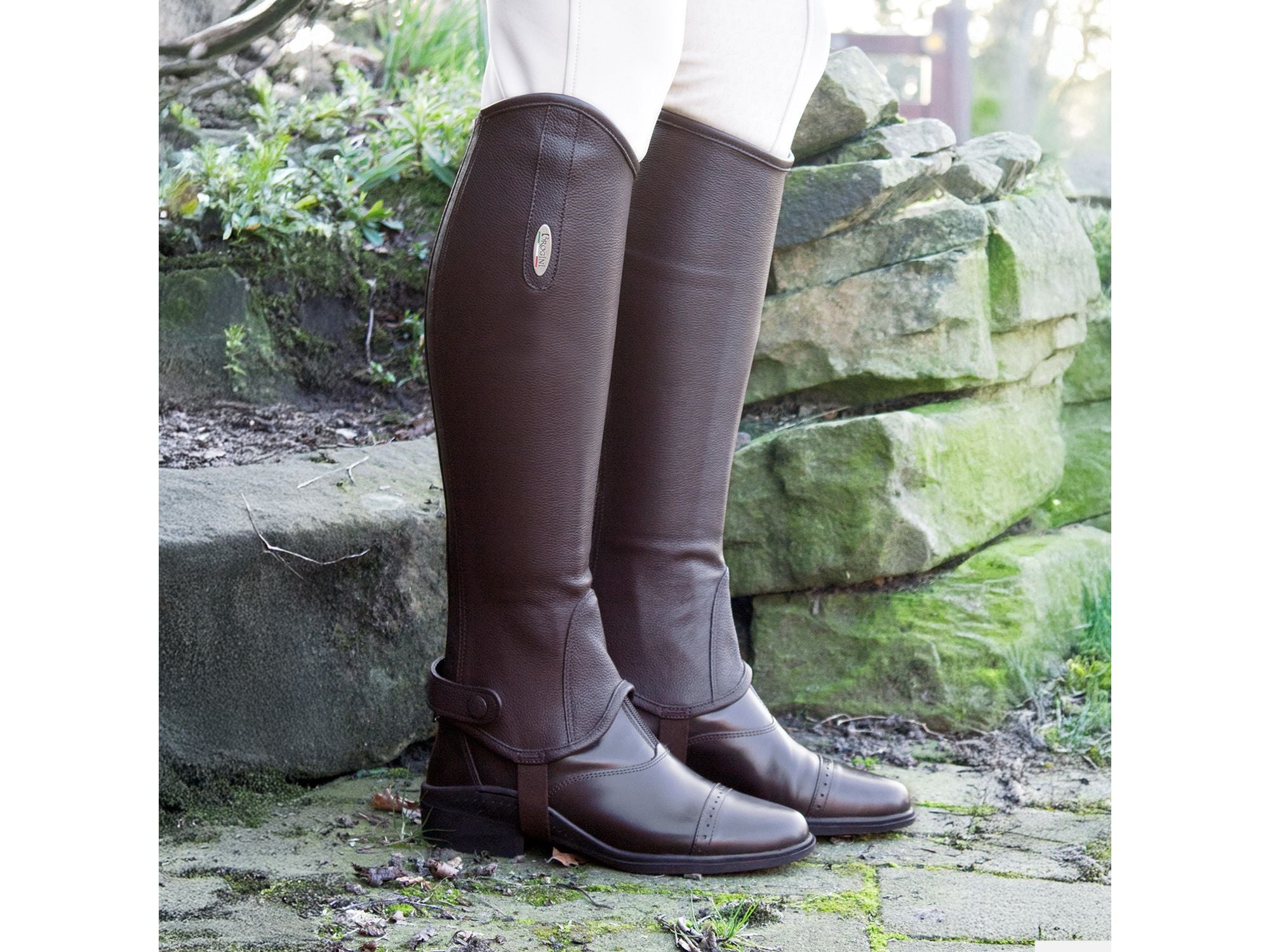 Brogini Vicenza PRO Leather Gaiter in Black or Brown RRP £ 59.95