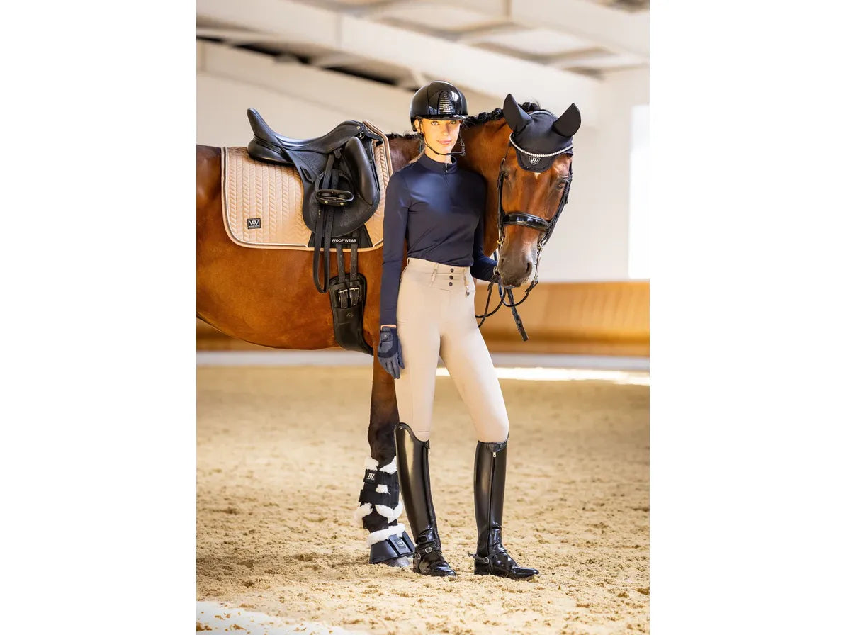Woof Wear Vision Riding Tights SIZE 14 UK STONE RRP £74.99