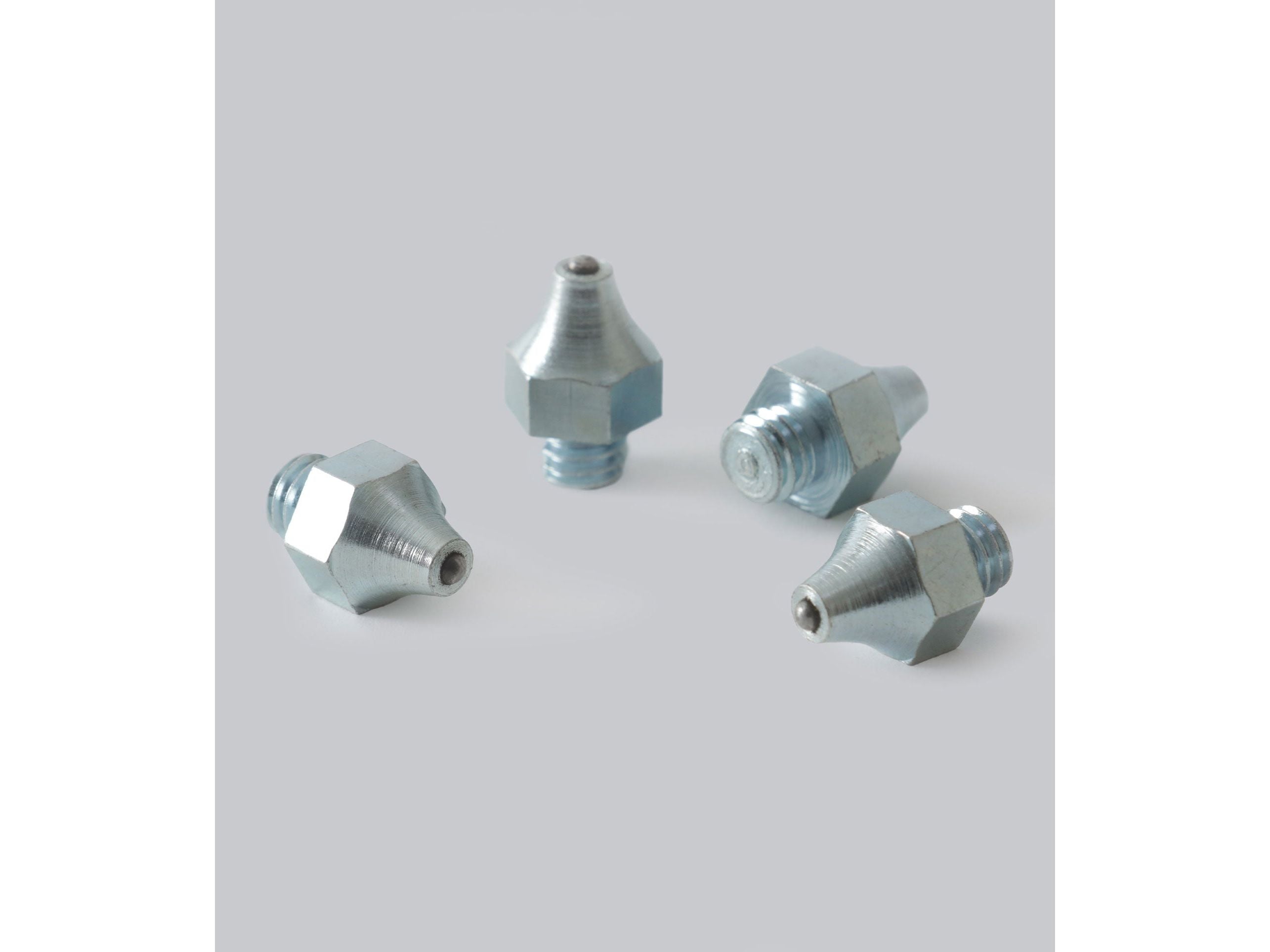 Small Studs pointed for varying ground and jumping (Set of 4) Silver