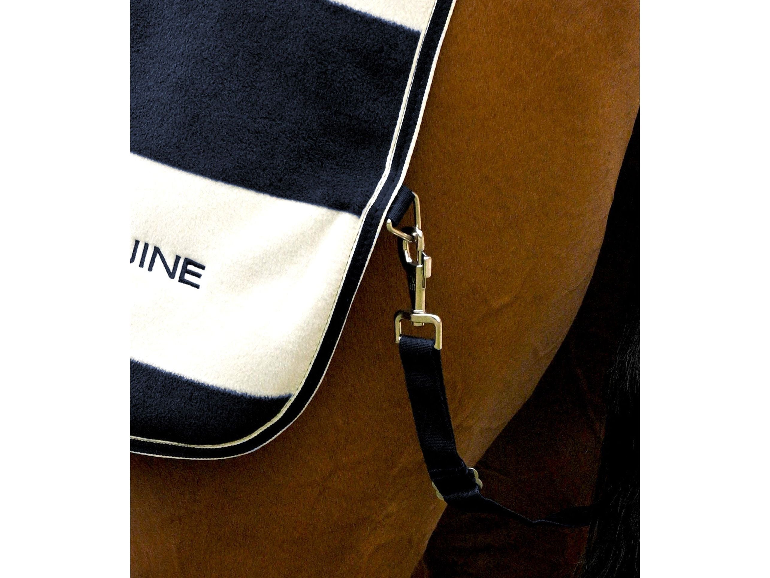 Vellus Horse Fleece Exercise Sheet Navy/White Navy/ White