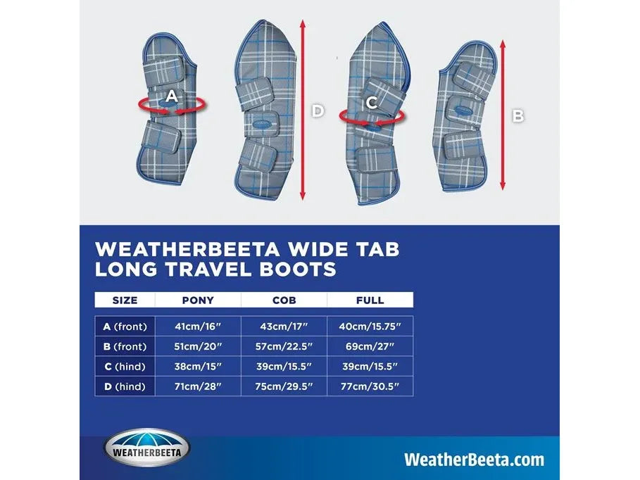 WeatherBeeta Travel Boots Set of 4 Full - Black/Silver RRP £49.99