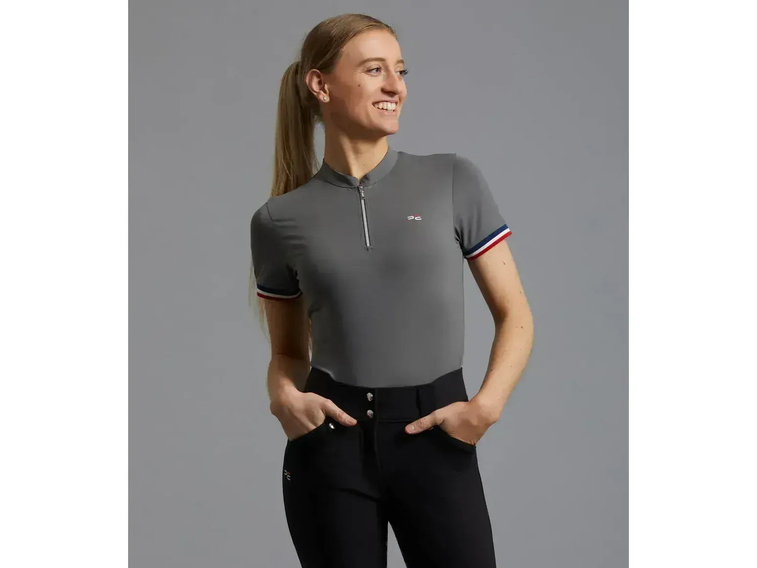 Allegra Ladies Short Sleeve Riding Top