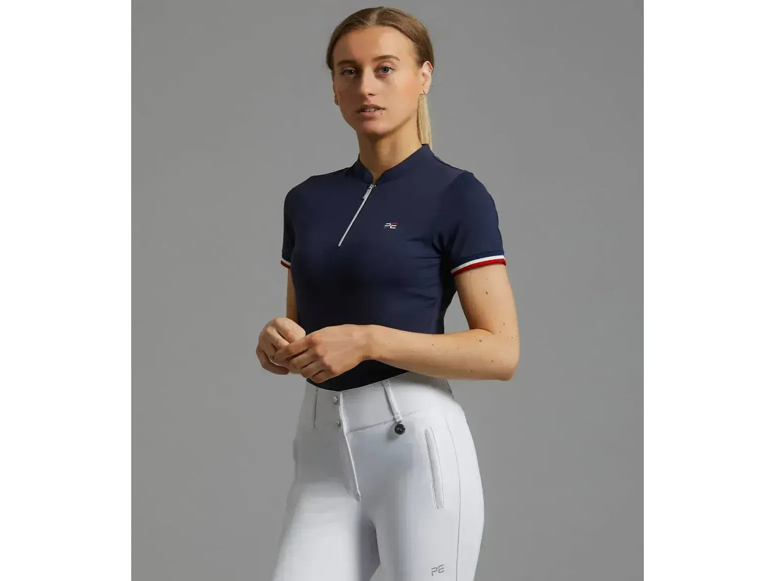 Allegra Ladies Short Sleeve Riding Top