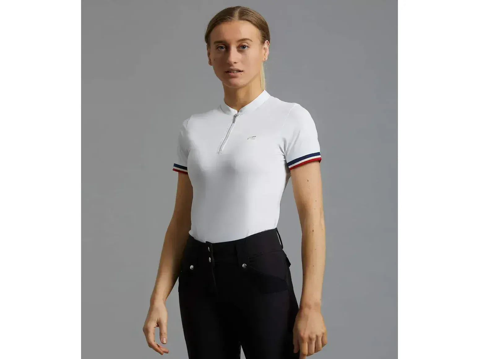 Allegra Ladies Short Sleeve Riding Top