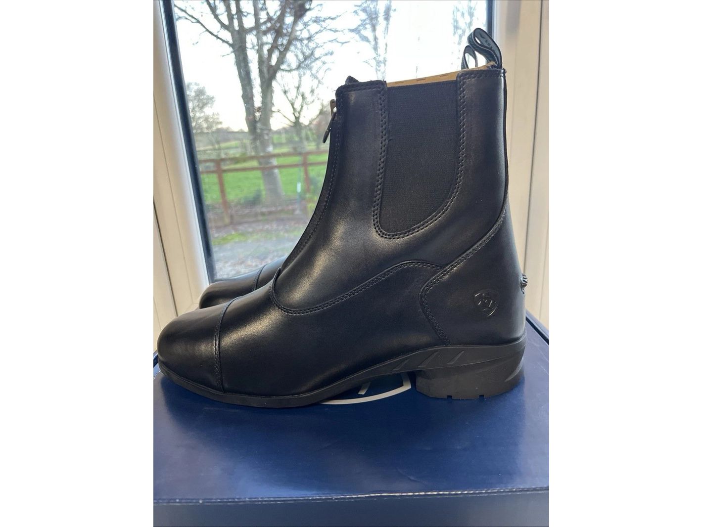 Ariat Mens Heritage IV Zip Paddock Boot Black UK 11/EE Wide RRP £150.00