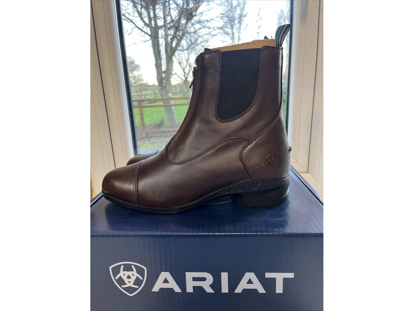 Ariat Mens Heritage IV Zip Paddock Boot Light Brown UK 11.5 RRP £150.00