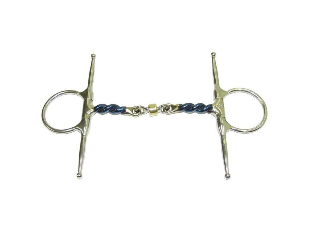 Bombers Bits Round Twisted Buster Roller Full Cheek Bit