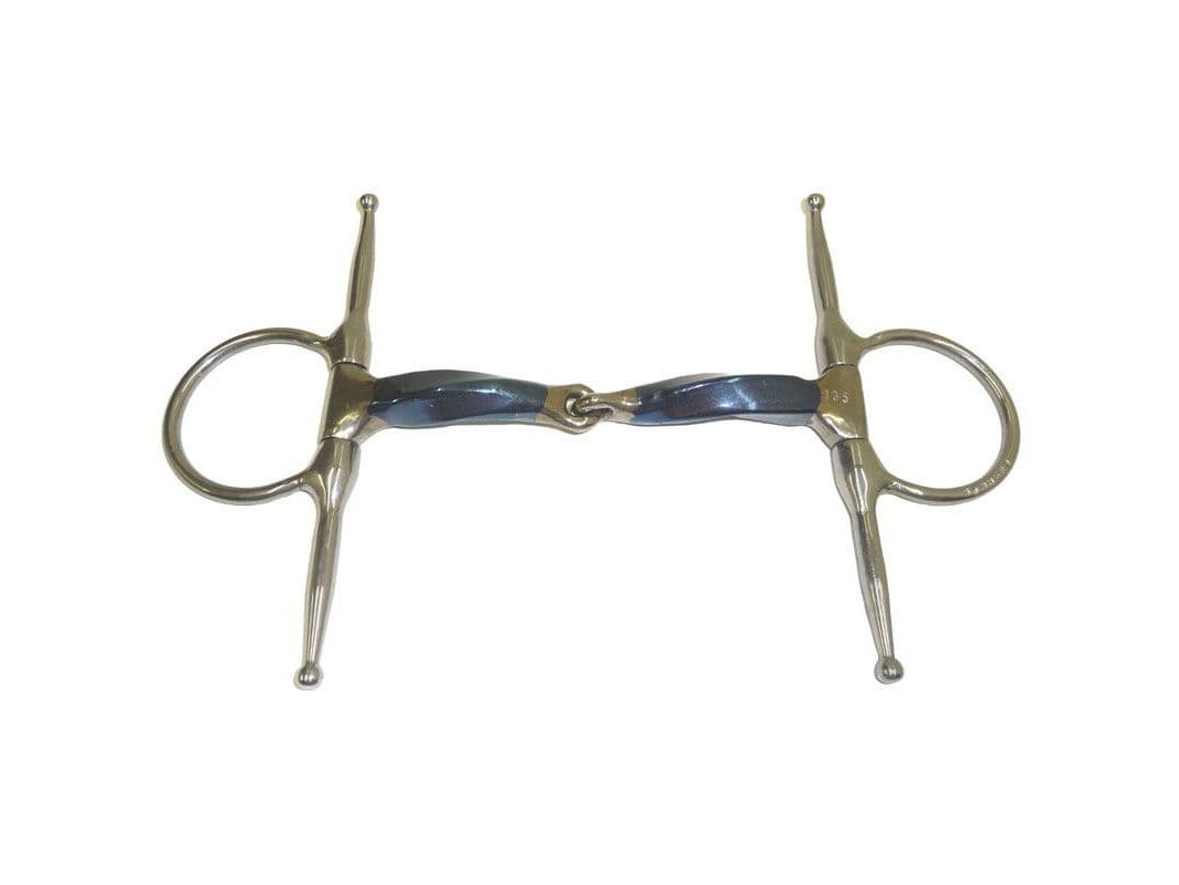 Bombers Bits Square Twisted Snaffle Full Cheek Bit