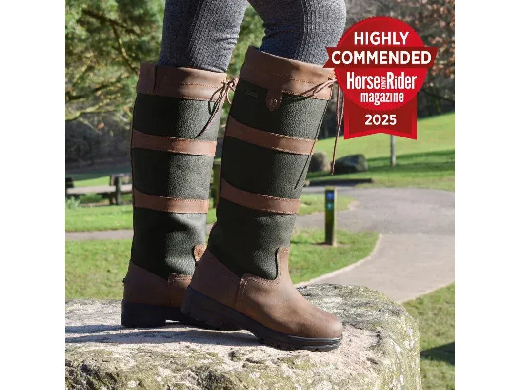 Brogini Pembroke Womens Classic Tall Country Boots RRP £129.95
