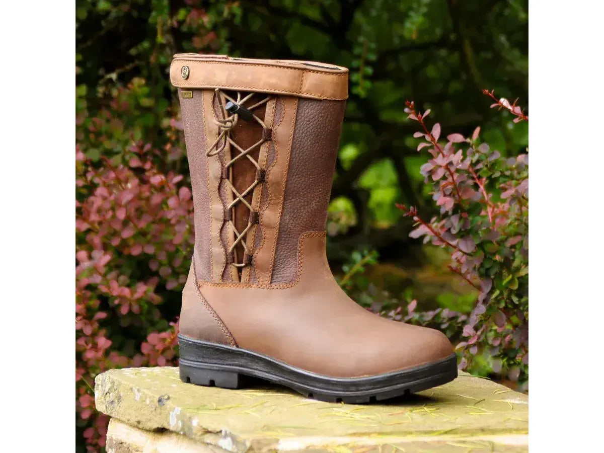 Brogini Tetbury Short Ankle Womens Brown Country Boots