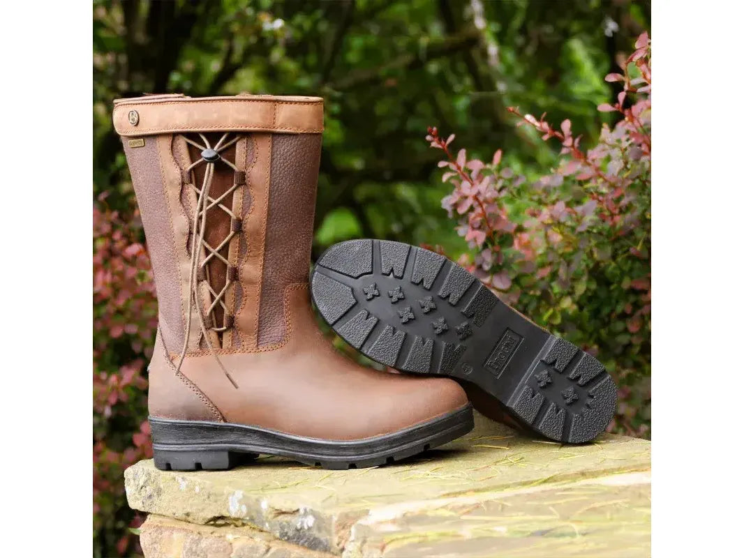 Brogini Tetbury Short Ankle Womens Brown Country Boots