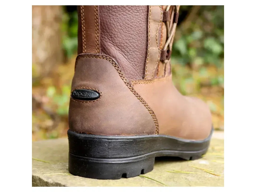 Brogini Tetbury Short Ankle Womens Brown Country Boots