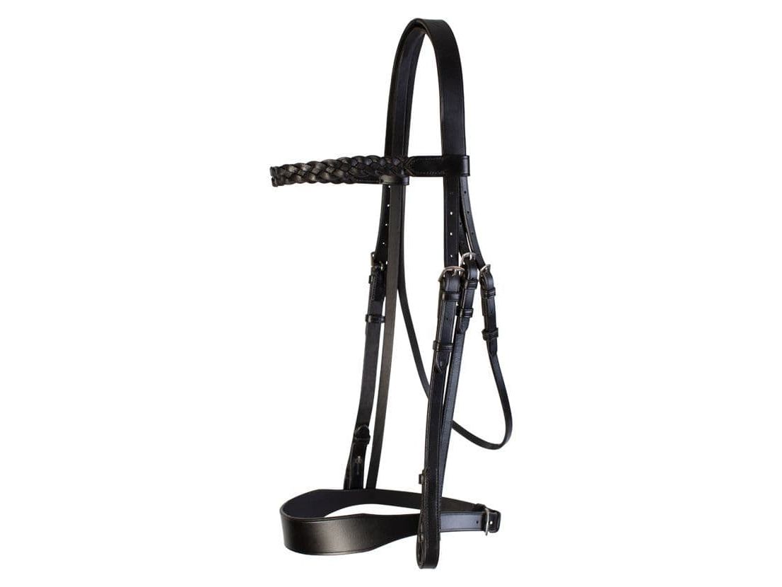 Cameo Equine Hunt Bridle 2 Browbands