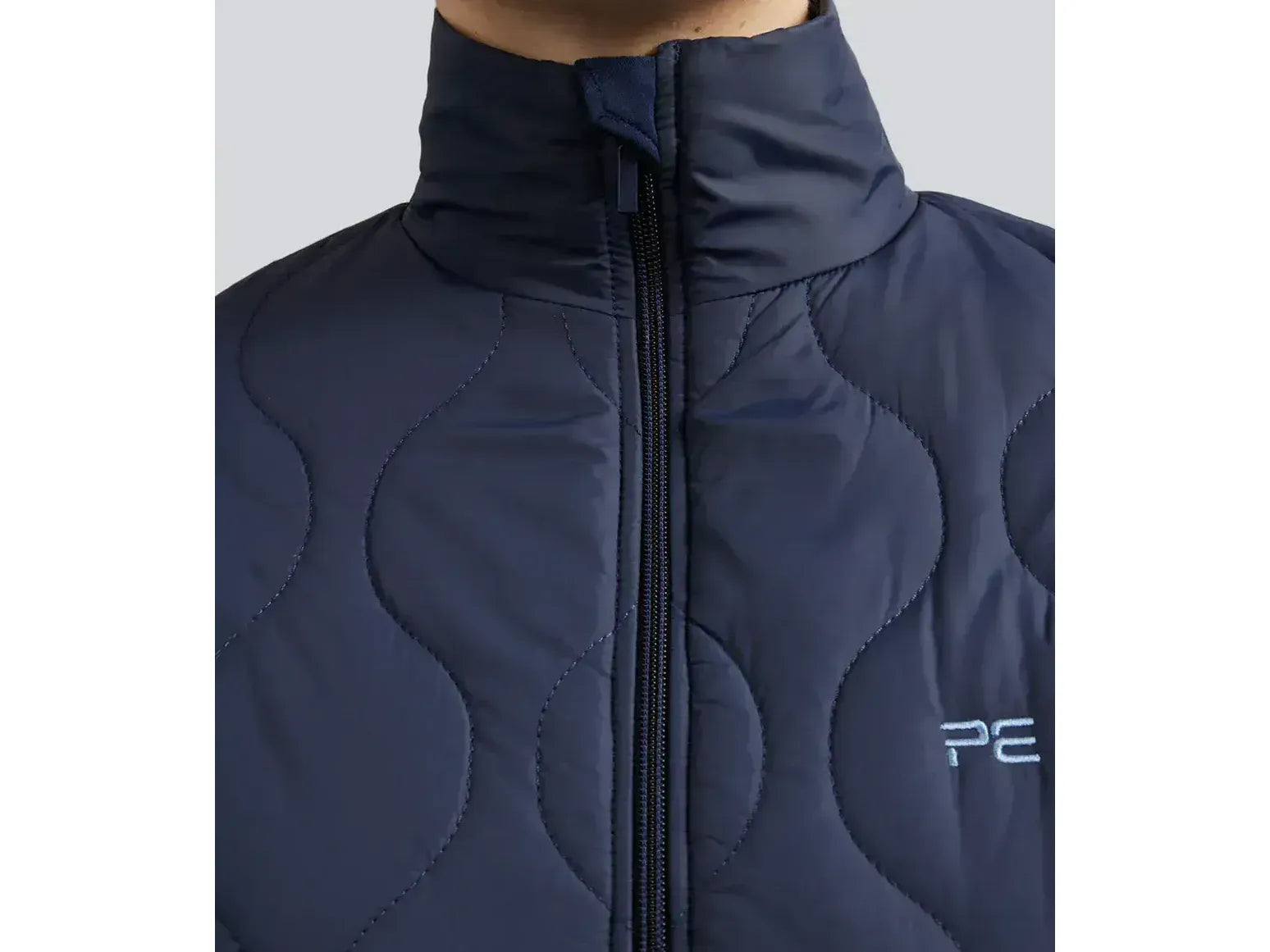 Campani Womens Quilted Riding Gilet Navy