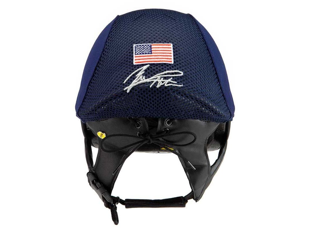 Charles Owen Boyd MS1 Pro Jockey Skull - Navy/Rose Gold