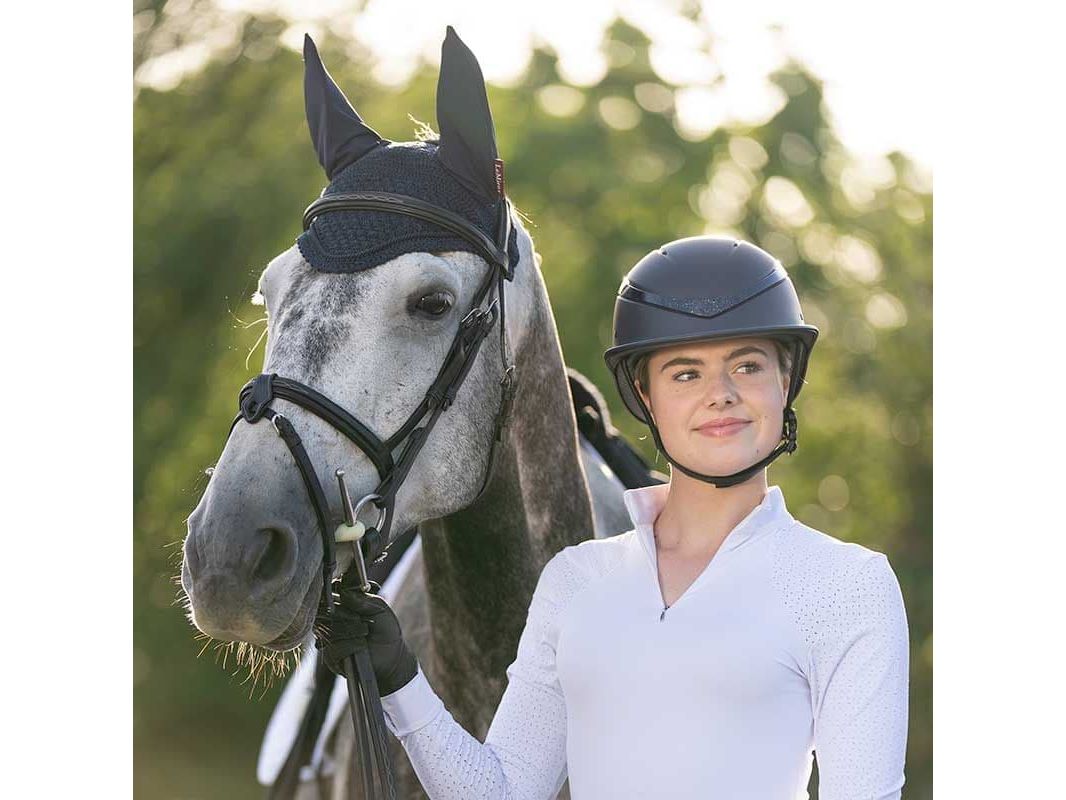 Charles Owen Esme Luna Riding Helmet - Black