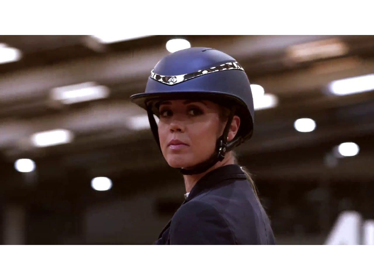 Charles Owen Halo Riding Helmet - Midnight Gloss/Rose Gold