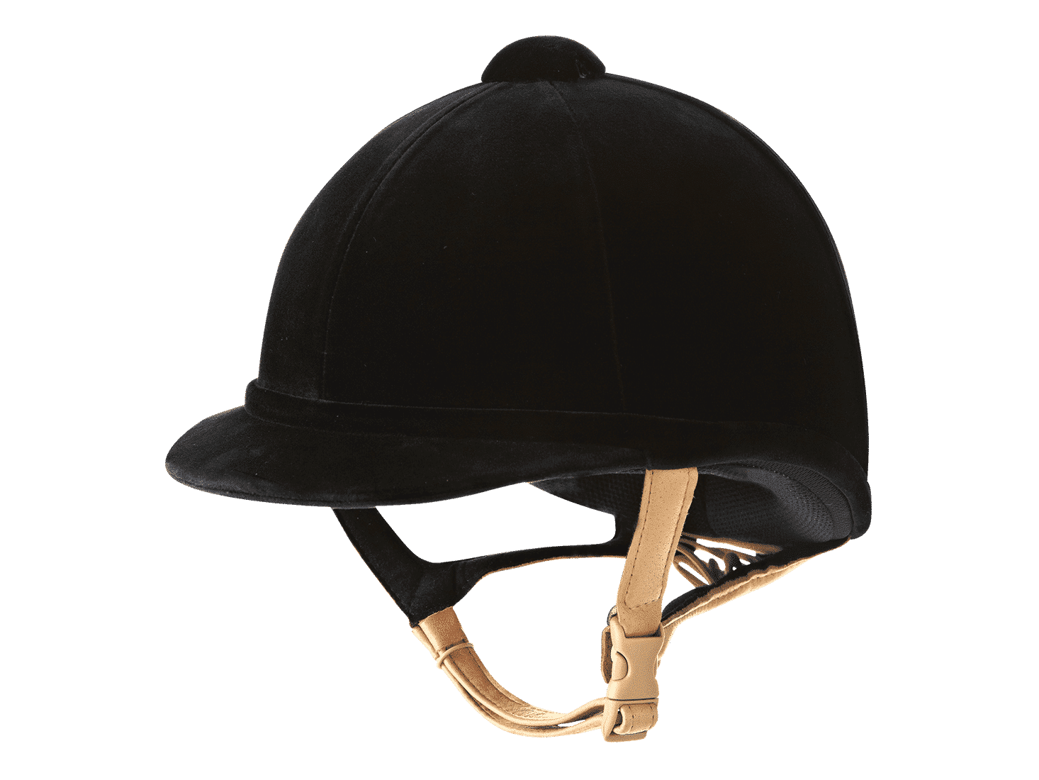 Charles Owen Hampton Riding Helmet - Black