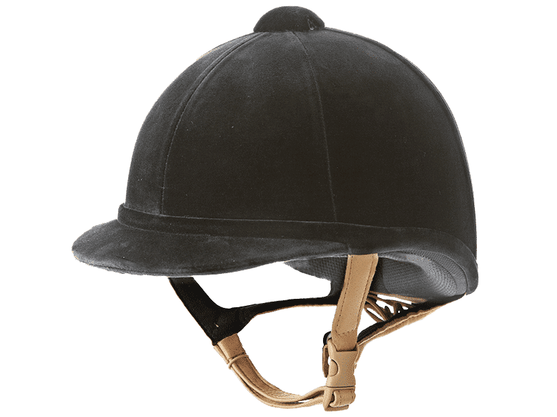 Charles Owen Hampton Riding Helmet - Grey