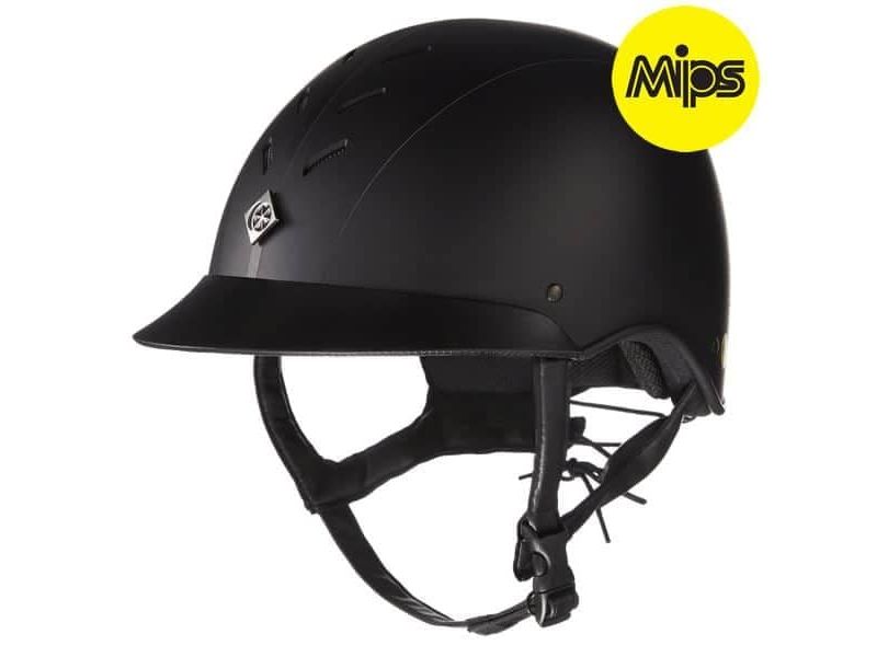 Charles Owen MyPS Riding Helmet with MIPS - Black