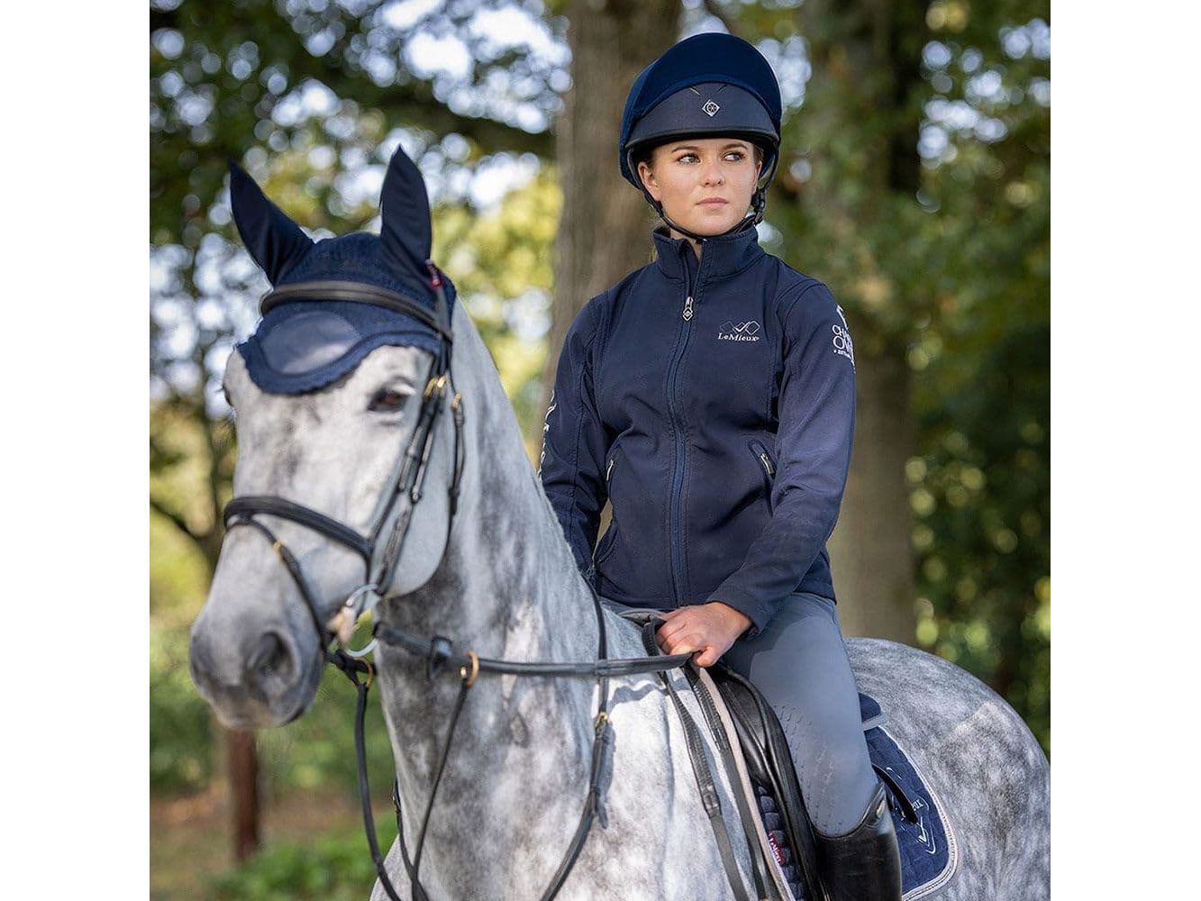 Charles Owen Pro II Plus Jockey Skull - Navy