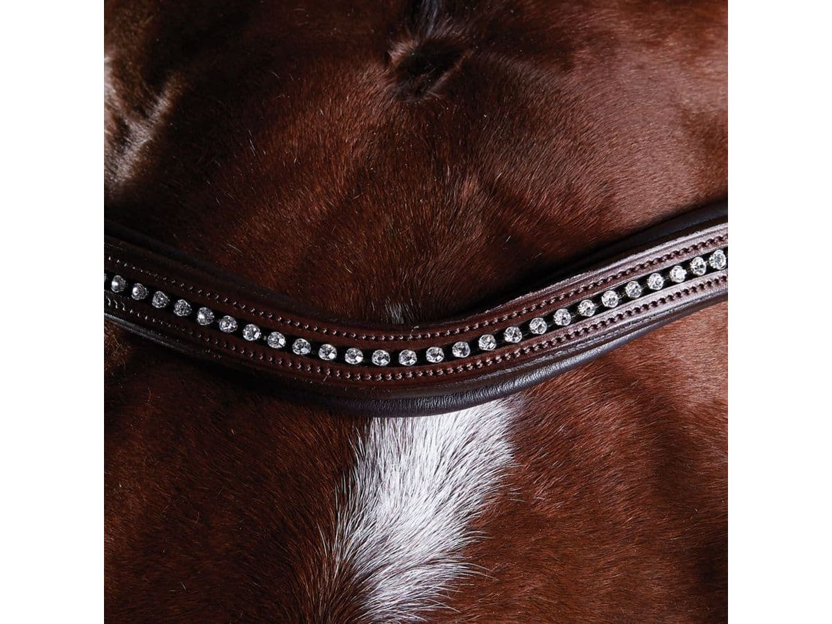 Collegiate Comfitec Sheepskin Bridle Cob Brown RRP £137.74