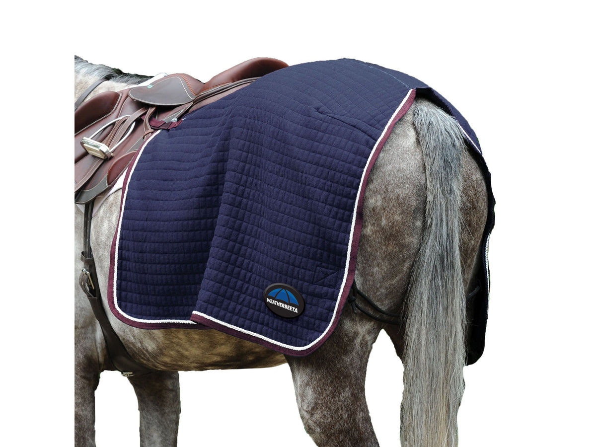 WeatherBeeta Thermocell Quarter Sheet in Navy/Burgundy