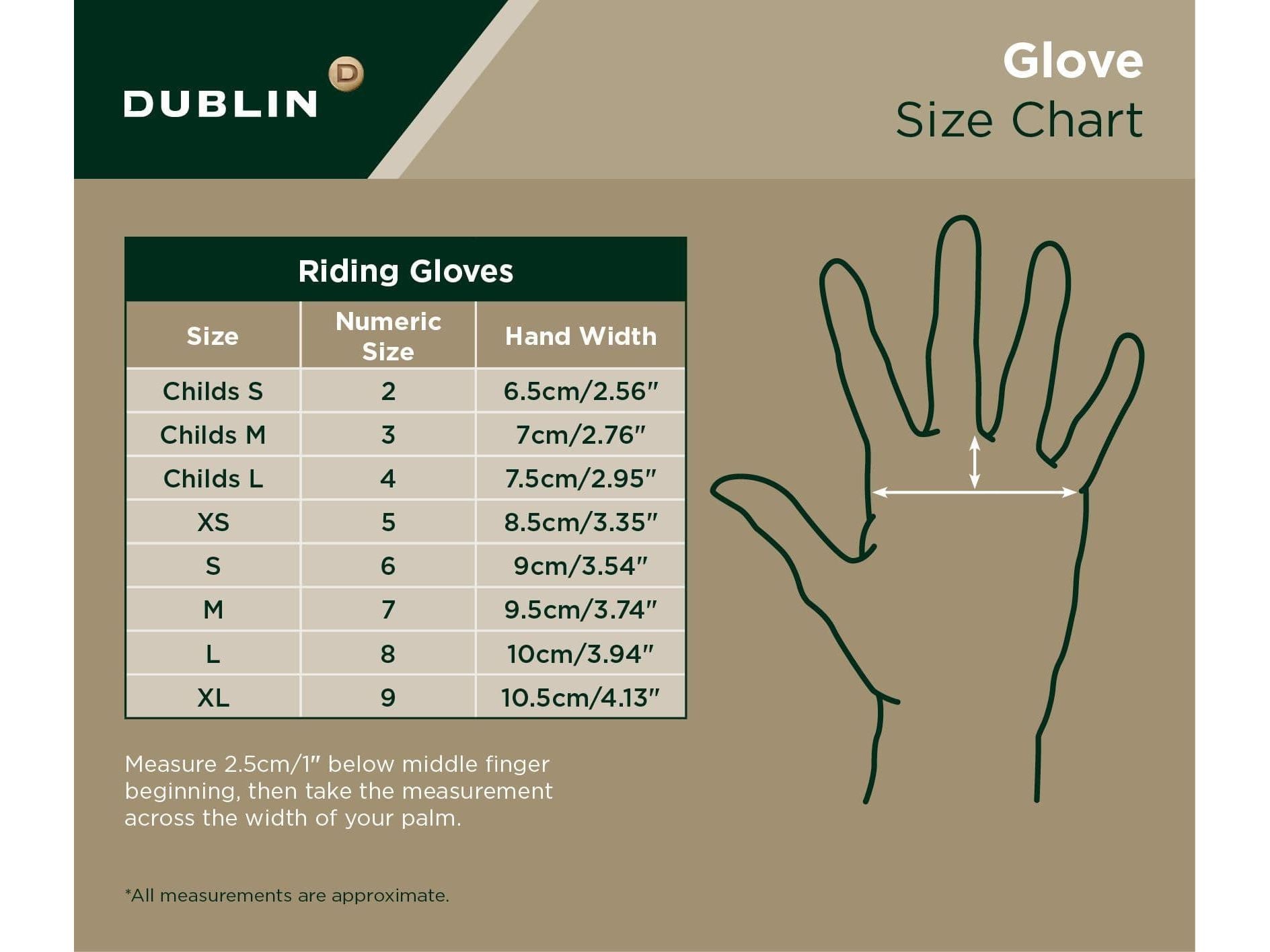Dublin Mesh Panel Riding Gloves