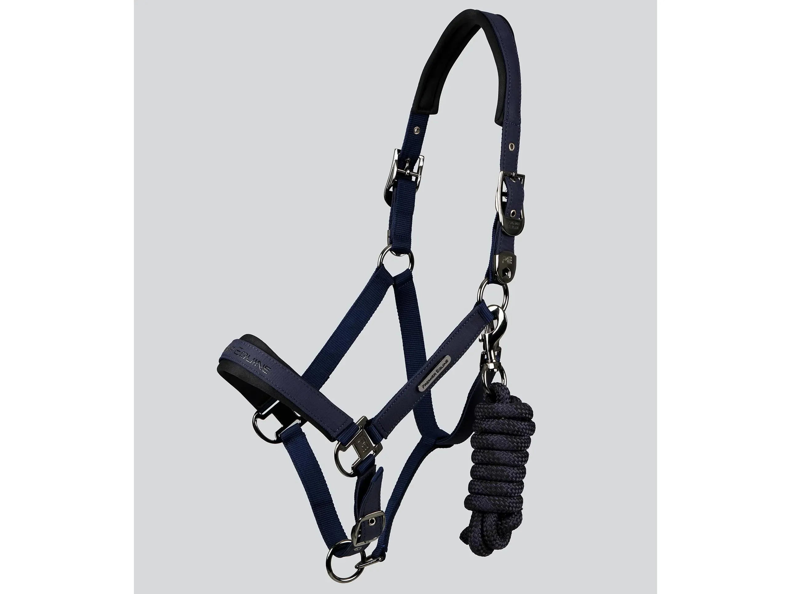 Duco Padded Head Collar With Lead Rope