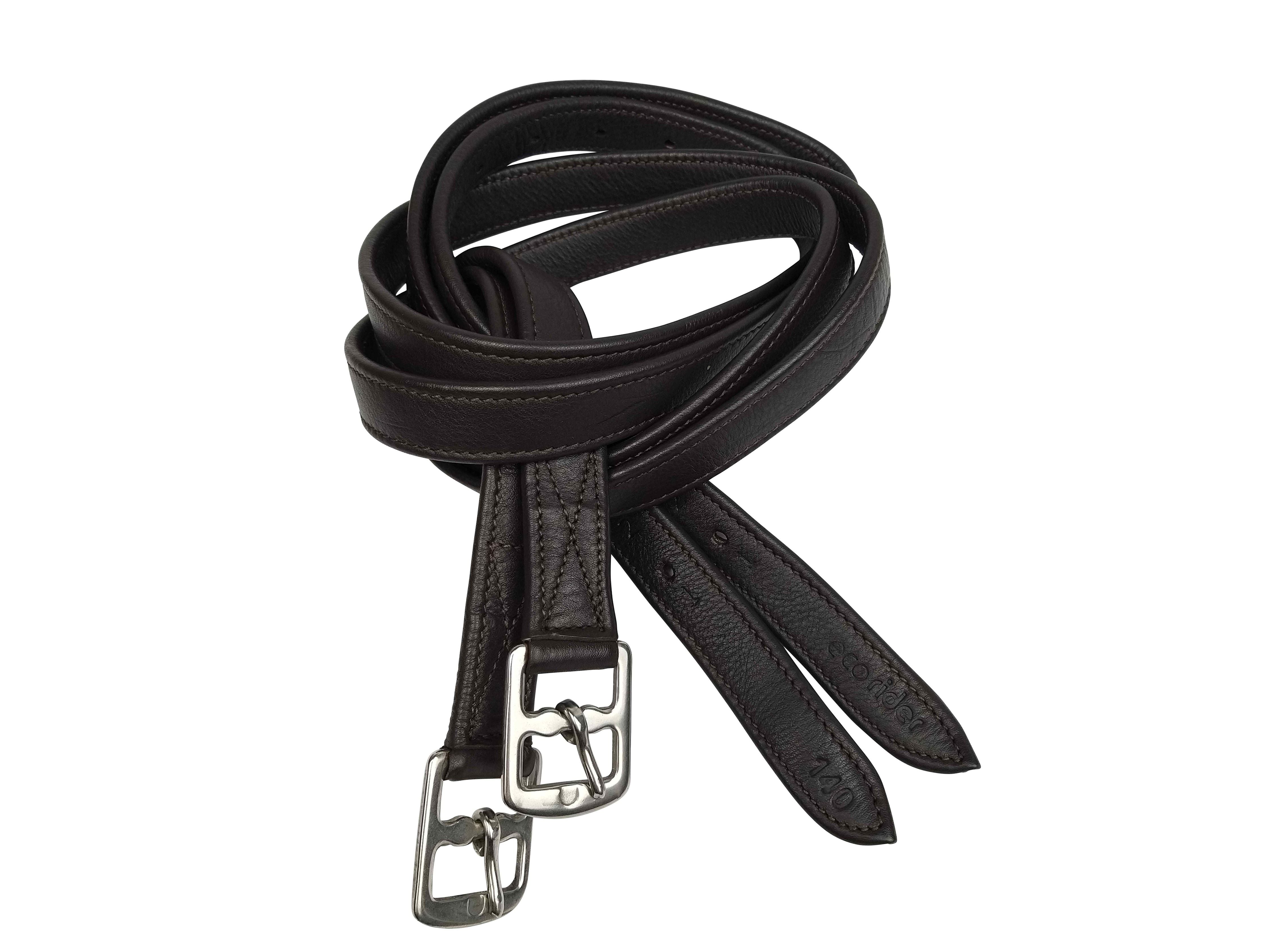 Ecosoft anti stretch stirrup leathers main view