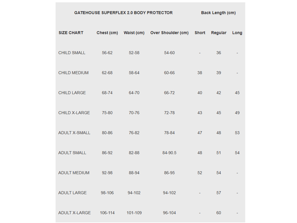 Gatehouse Superflex 2.0 Body Protector - Junior