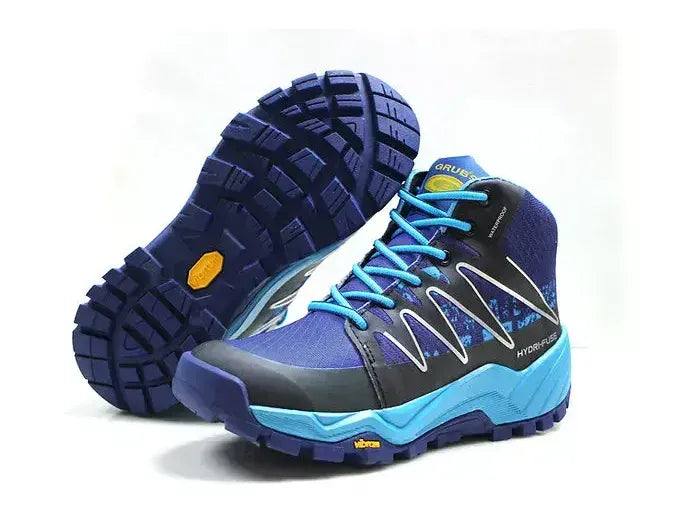 Grubs Explore Walking Laced Water-Resistant Navy Boot