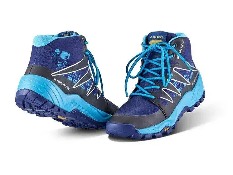 Grubs Explore Walking Laced Water-Resistant Navy Boot