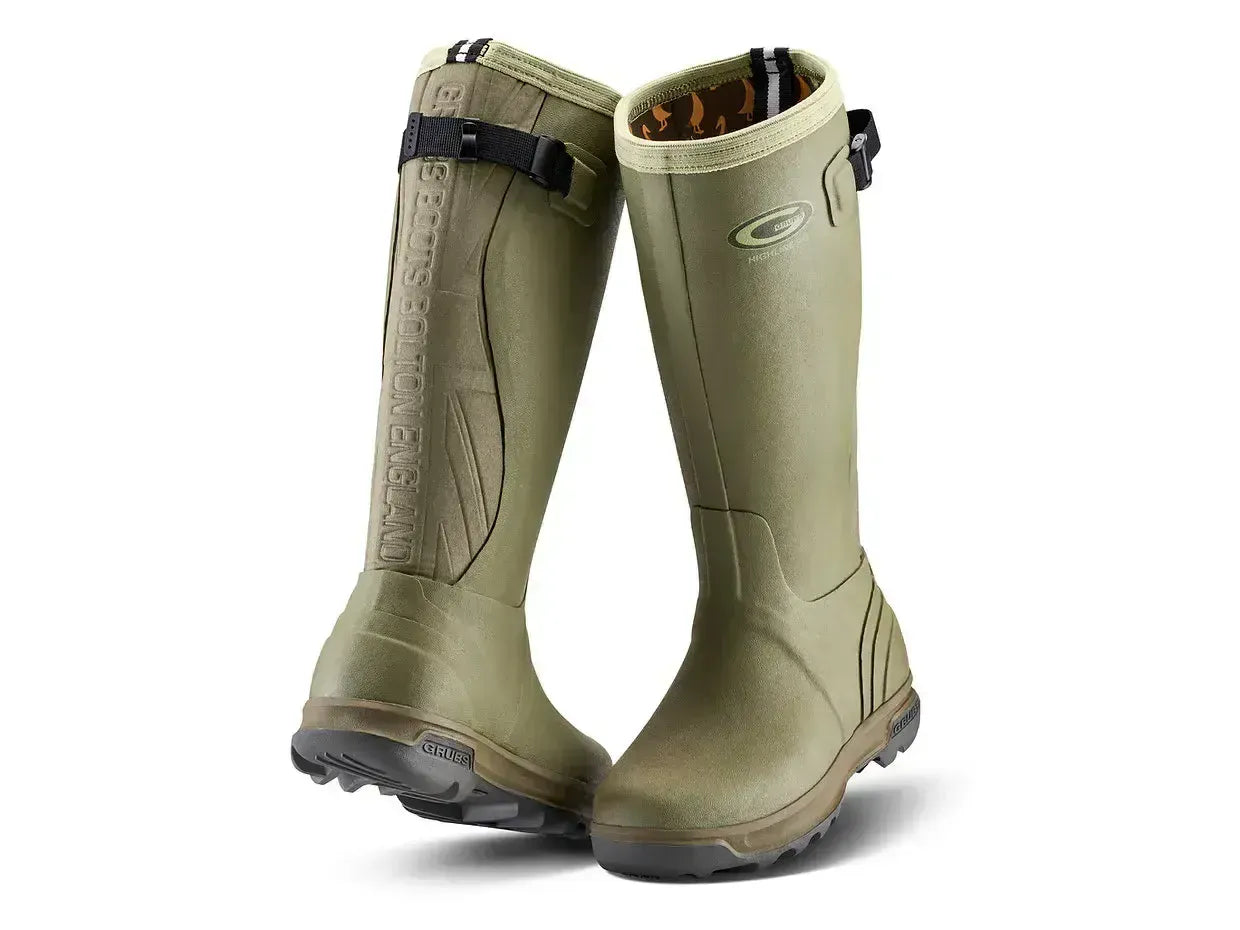 Grubs Highline Wellington 2.0 Green Boots